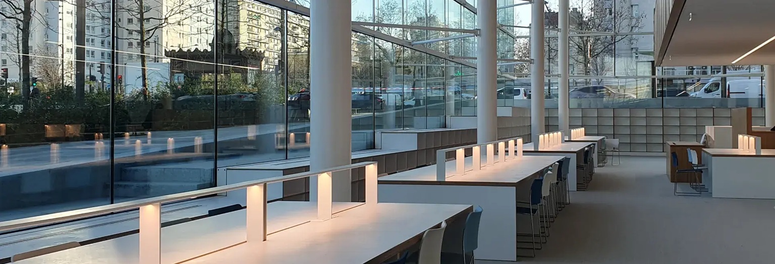 La bibliothèque Artweiler - photo Cécile Gautier