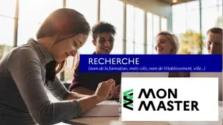 Recherche (nom de l'établissement, ville...) MonMaster