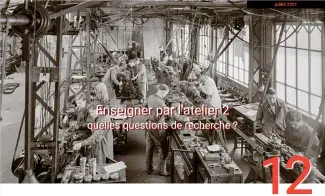 photographie d'atelier _ n°12 de la revue RIURBA
