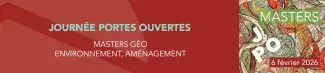 journées portes ouvertes master - géogrpahie, aménagement, environnement
